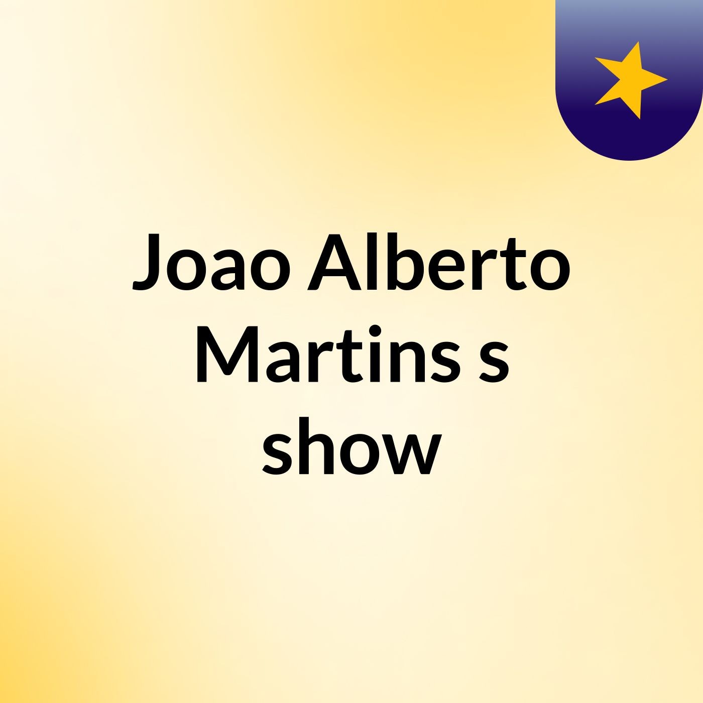 Joao Alberto Martins's show
