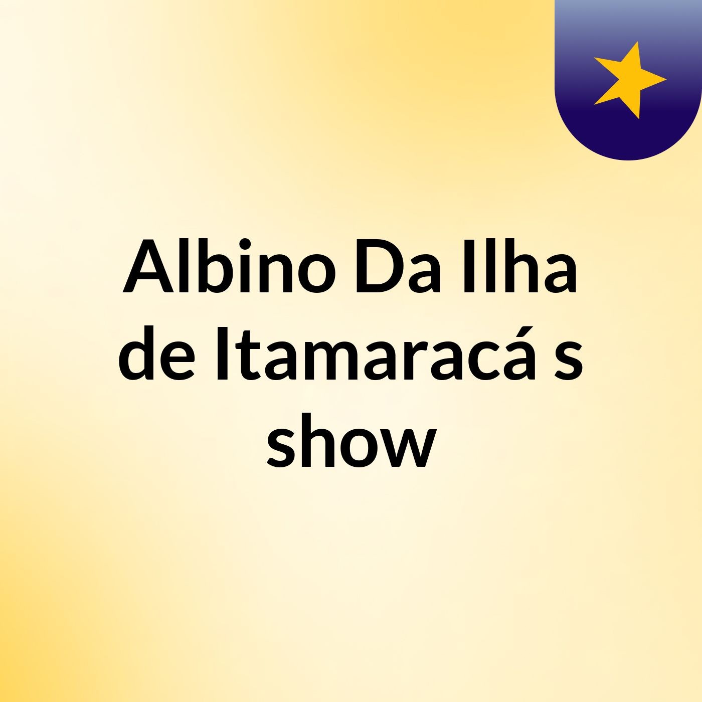Albino Da Ilha de Itamaracá's show