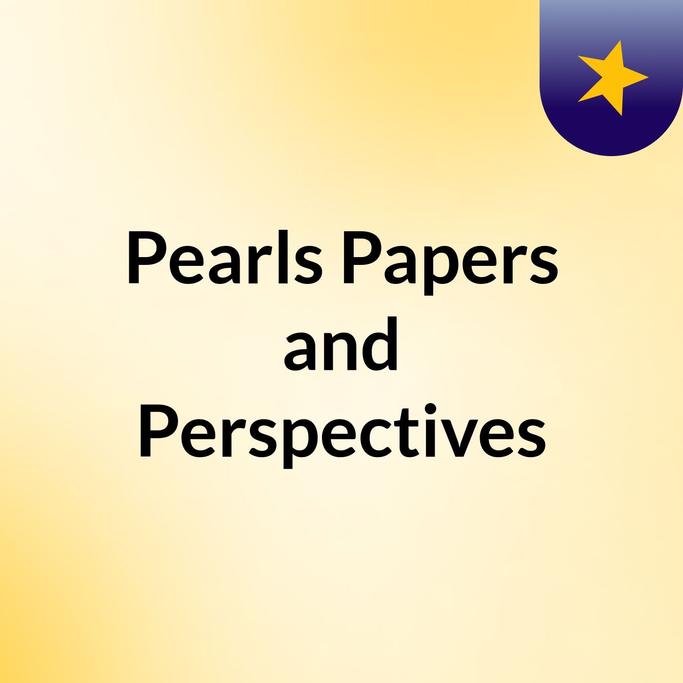 Pearls, Papers, and Perspectives podcast artwork