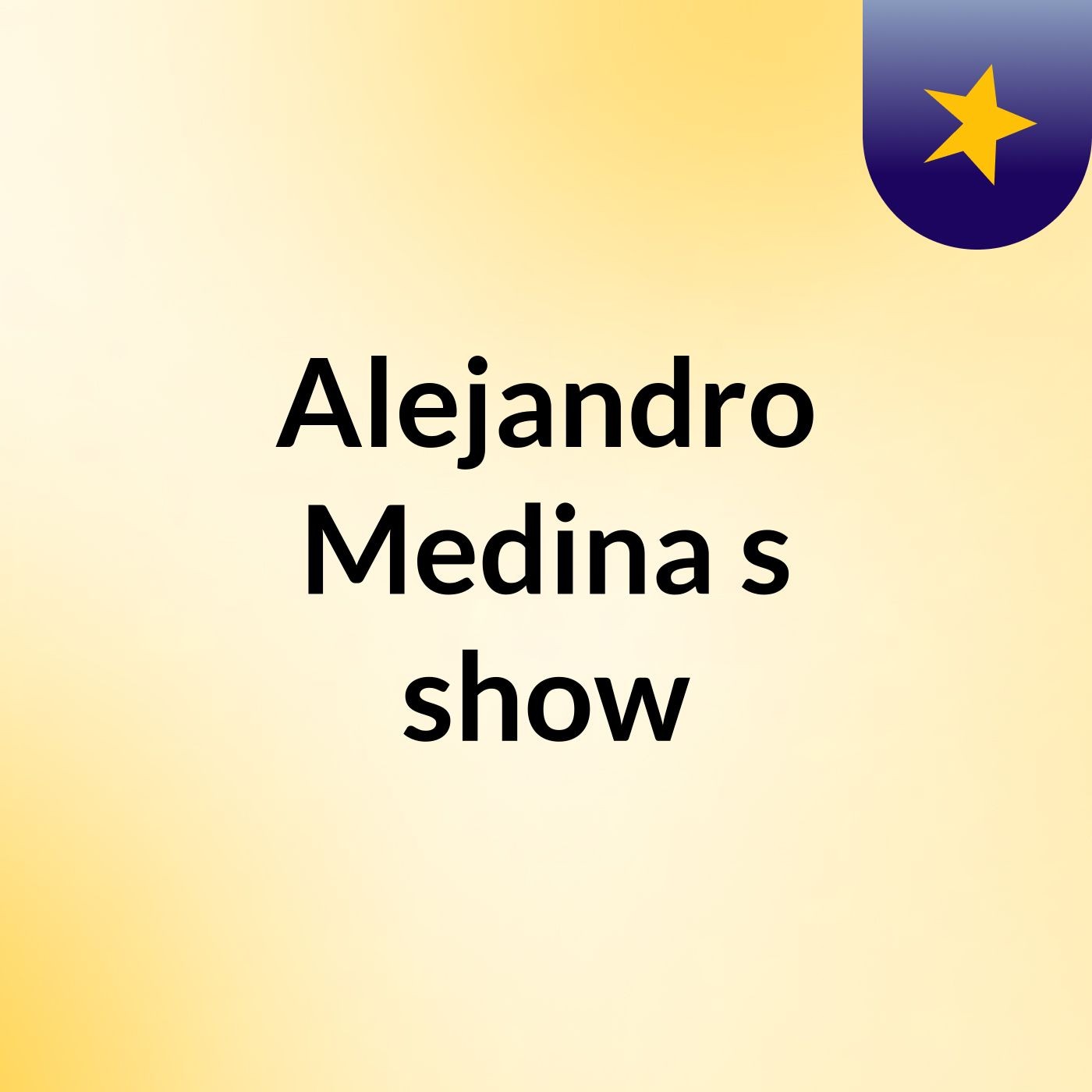 Alejandro Medina's show