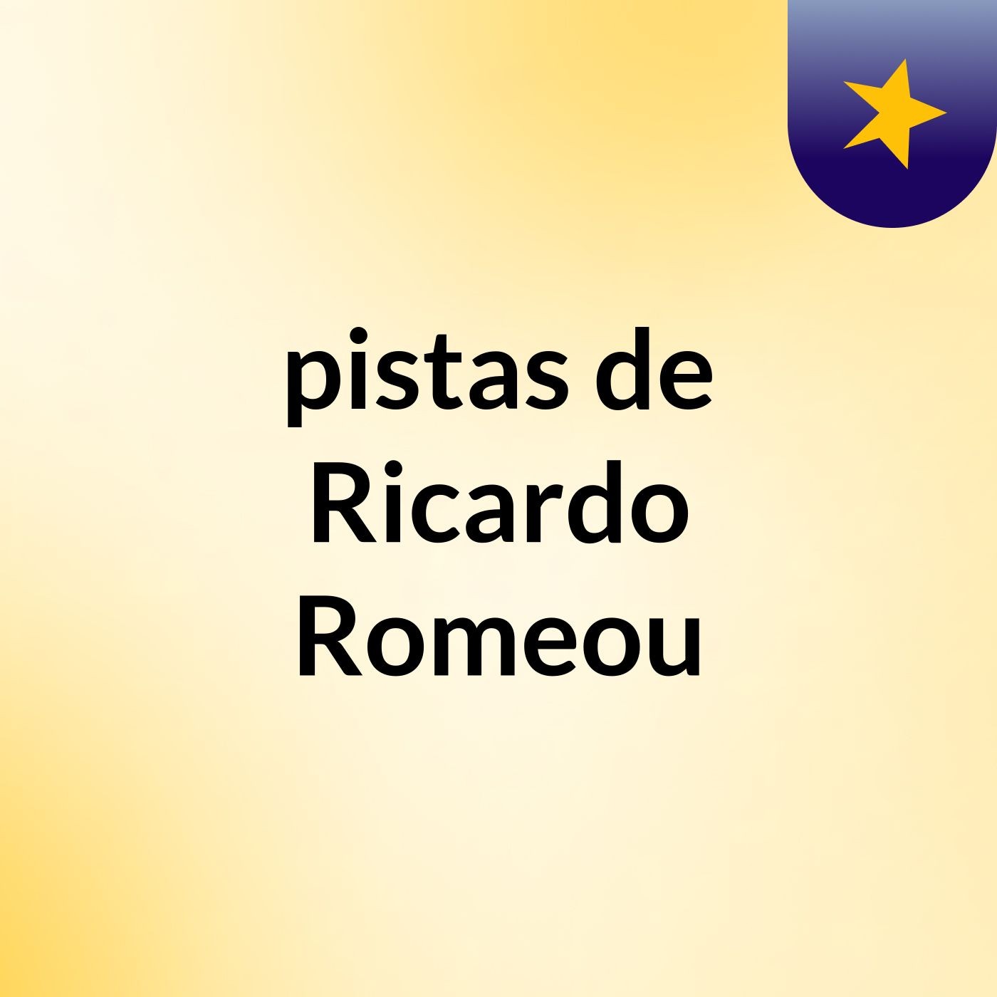 pistas de Ricardo Romeou