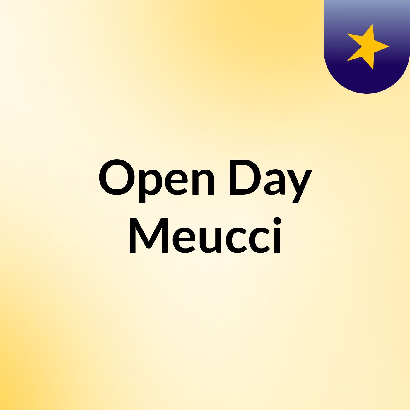 Open Day Meucci