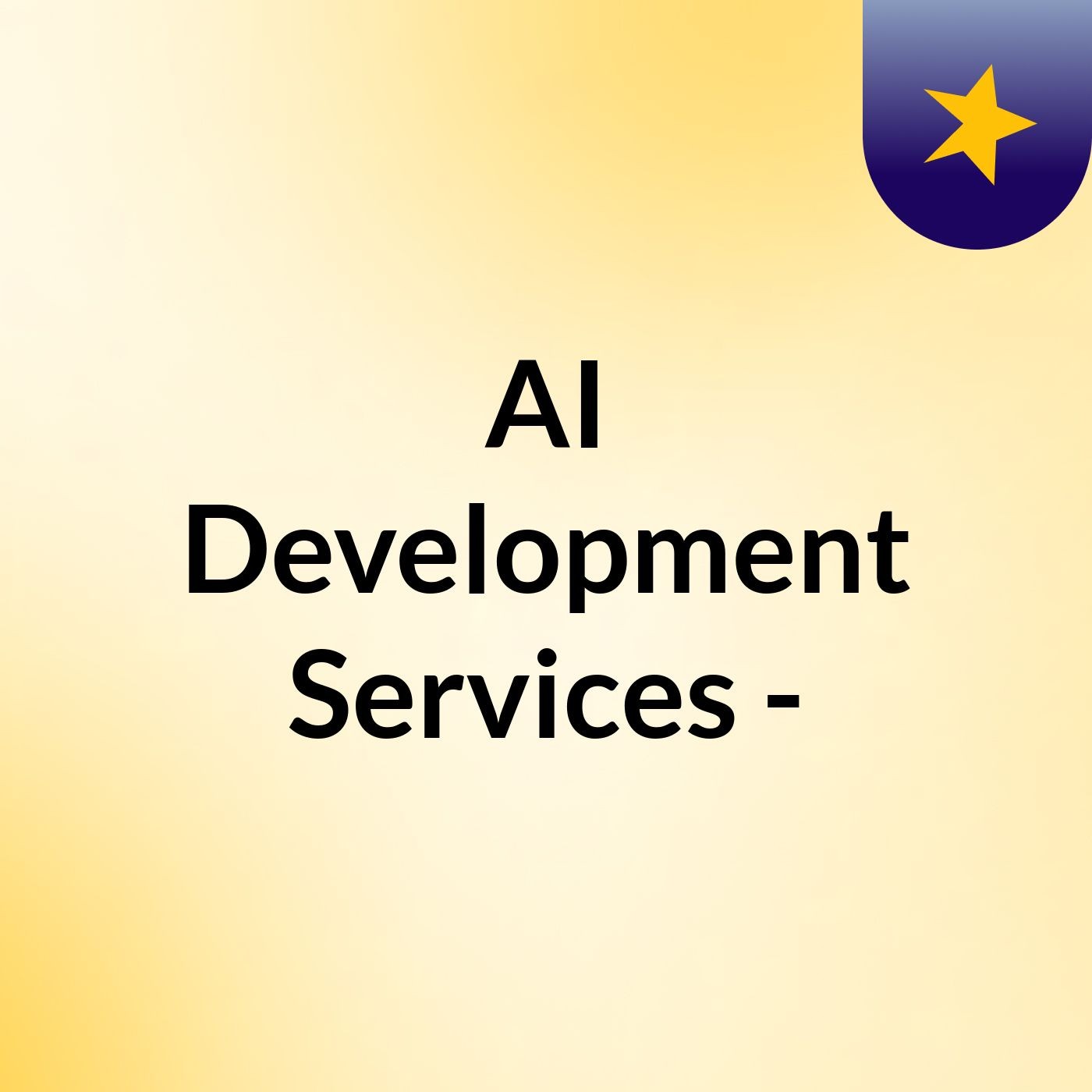 AI Development Services -