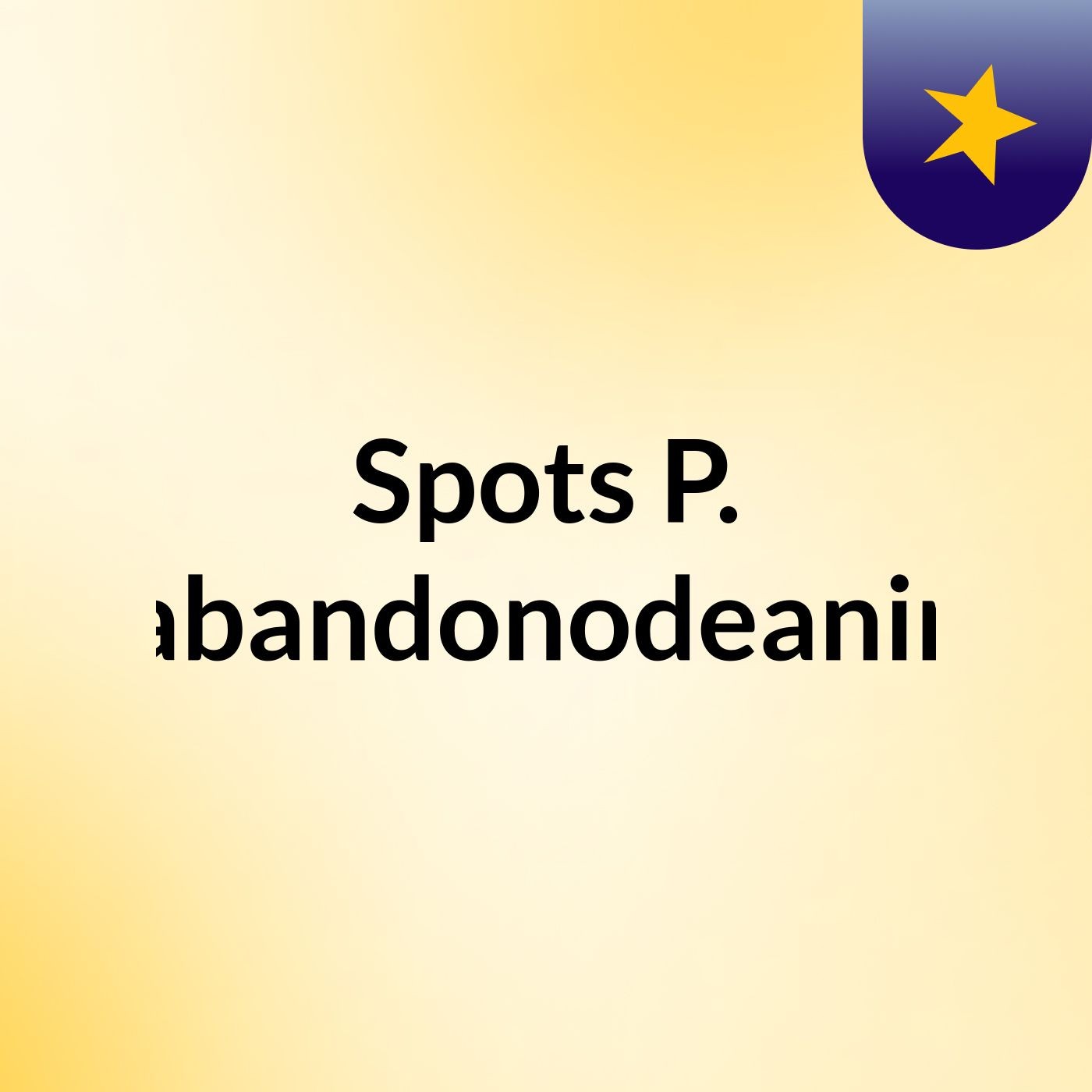 Spots P.  #Noalabandonodeanimales