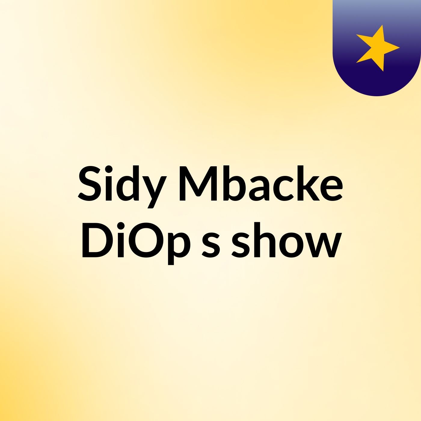 Sidy Mbacke DiOp's show