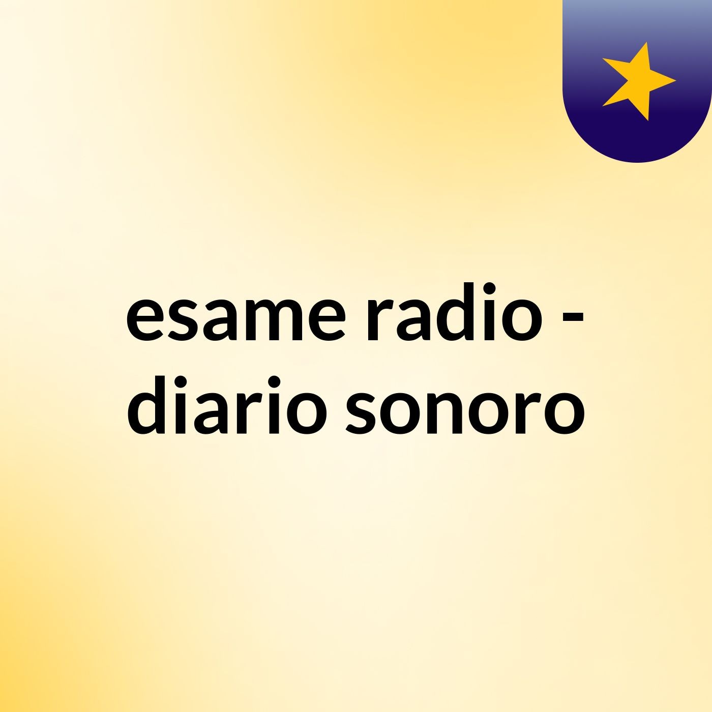esame radio - diario sonoro