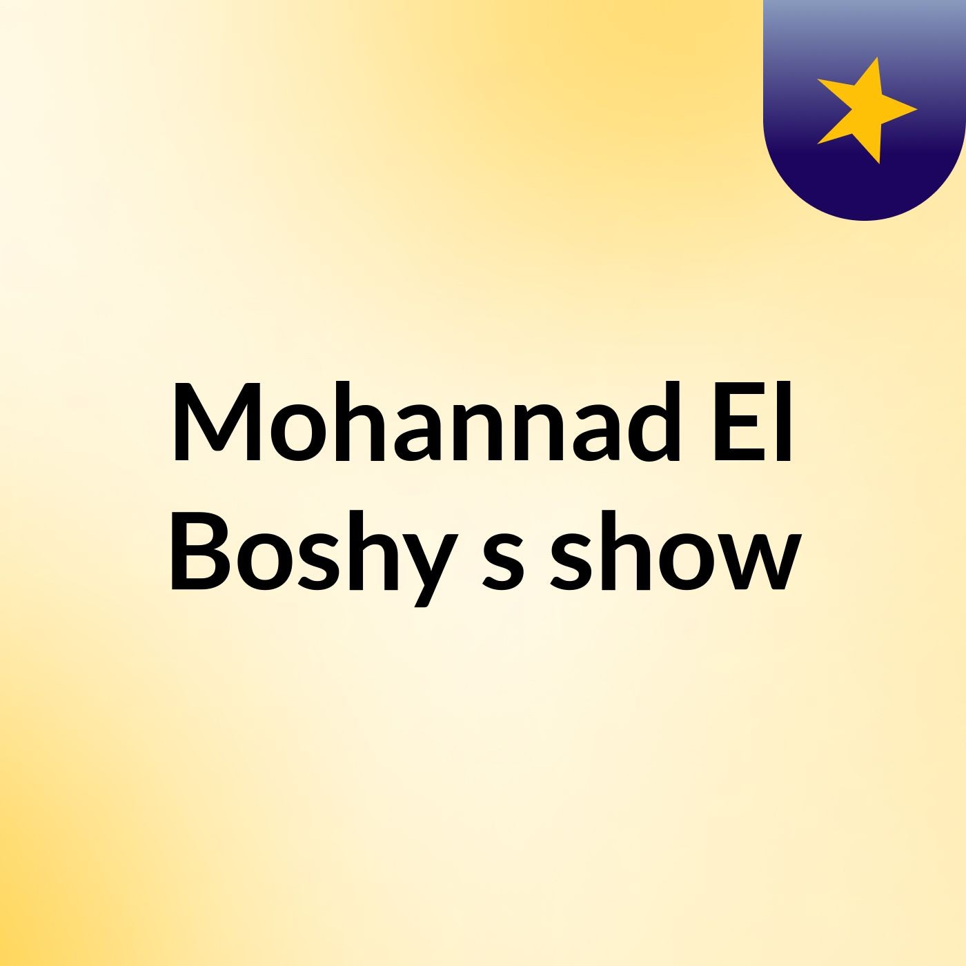 Mohannad El Boshy's show