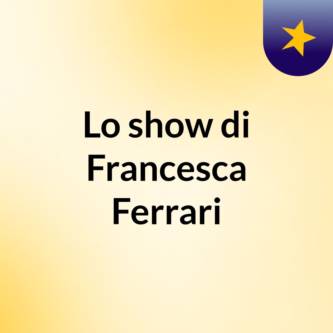Lo show di Francesca Ferrari