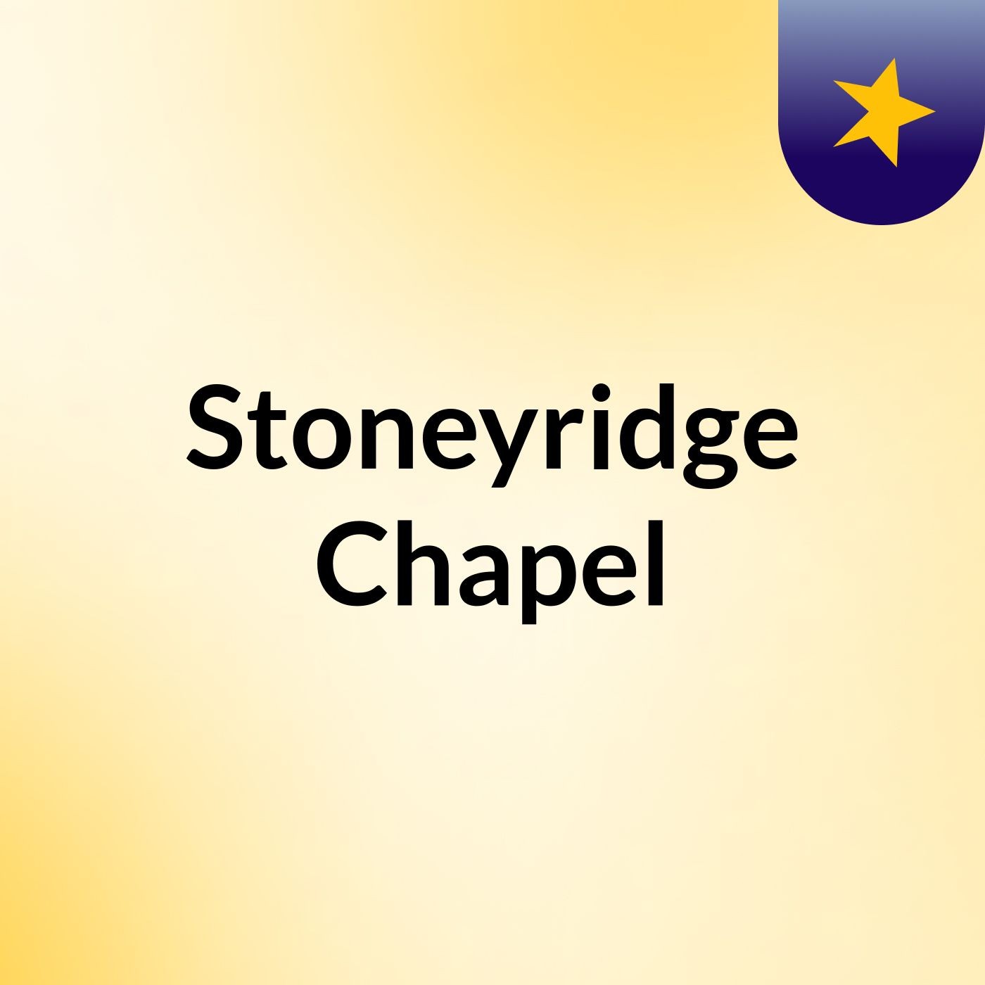 Stoneyridge Chapel