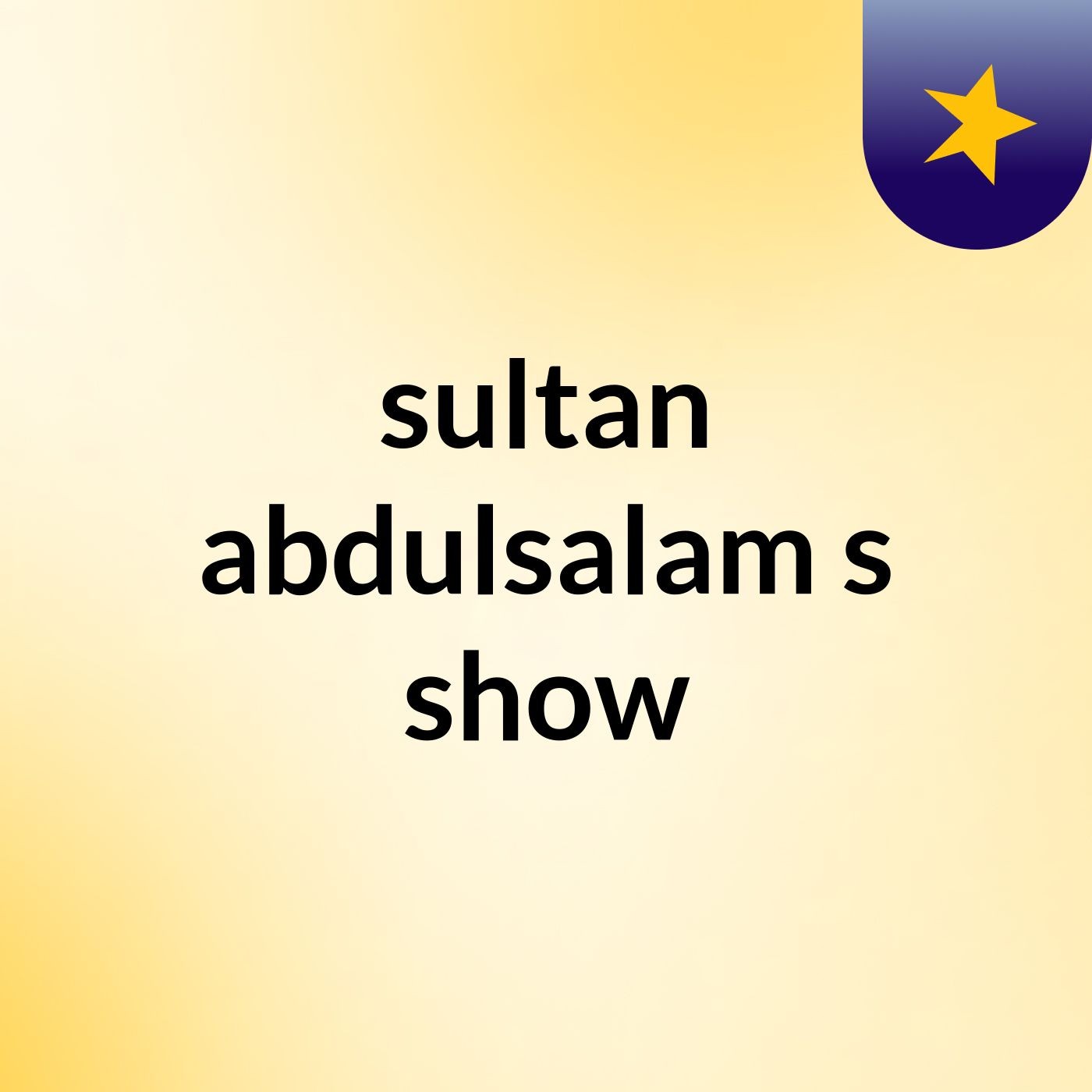 sultan abdulsalam's show