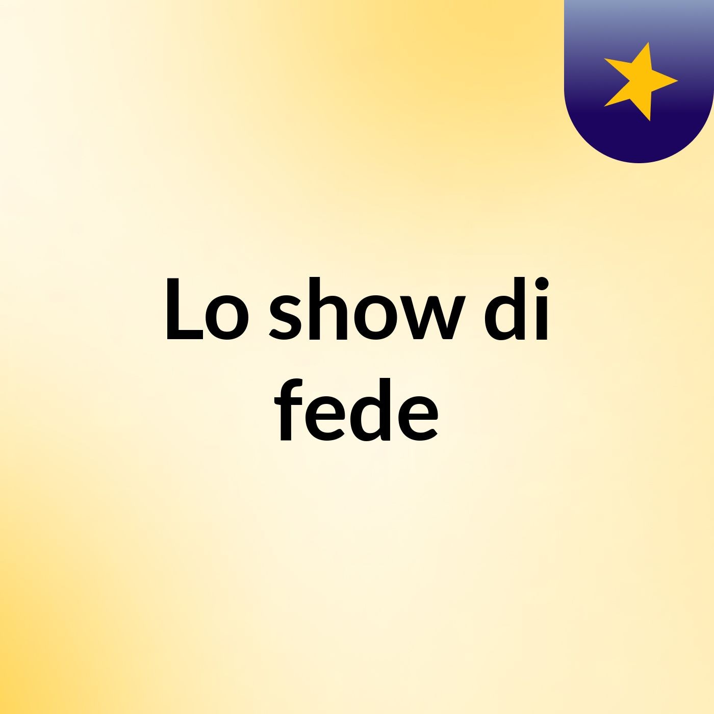 Lo show di fede