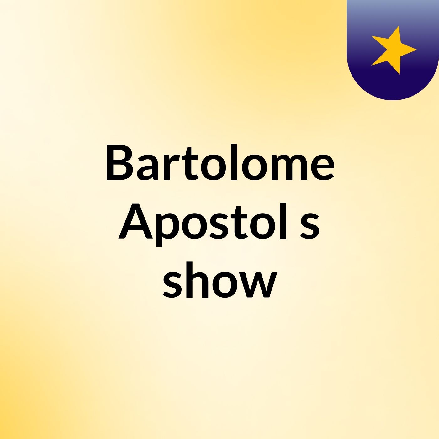 Bartolome Apostol's show