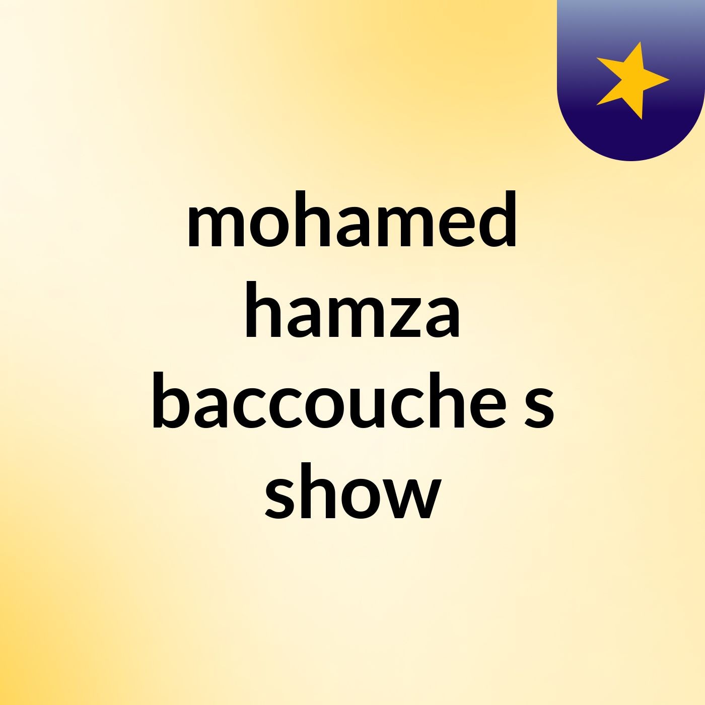 mohamed hamza baccouche's show
