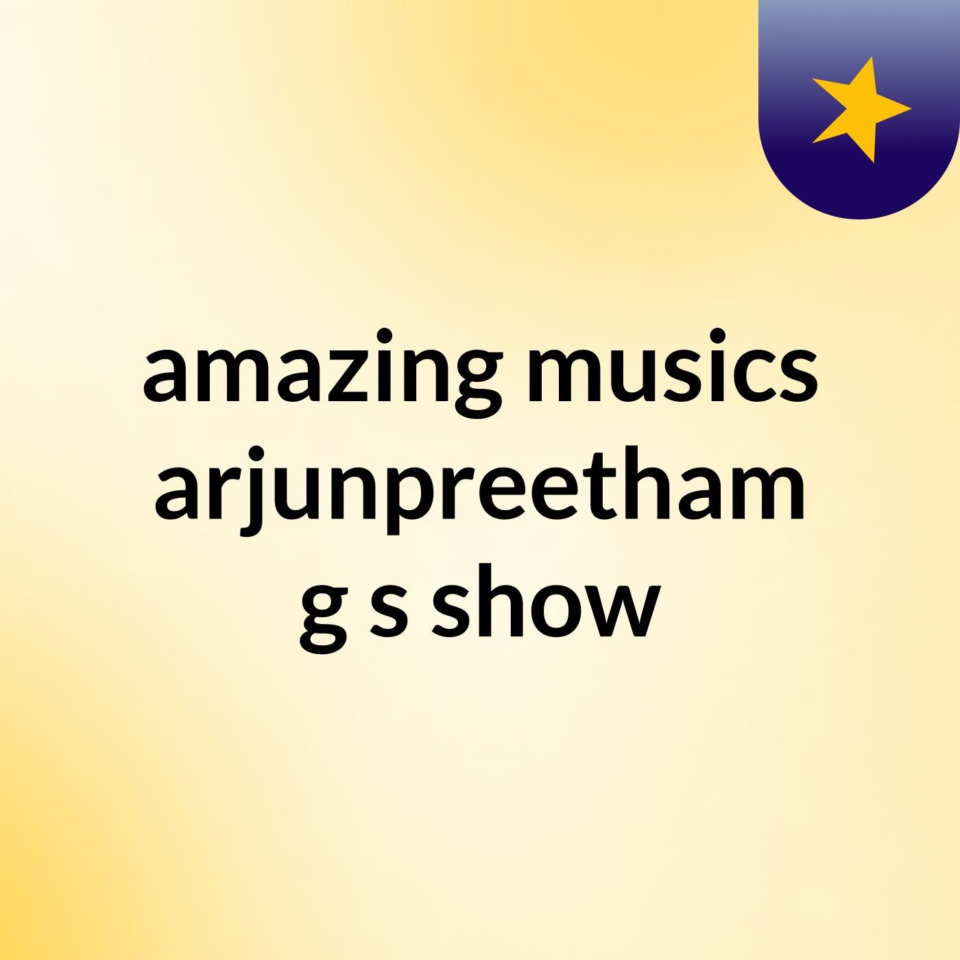 amazing musics arjunpreetham g's show