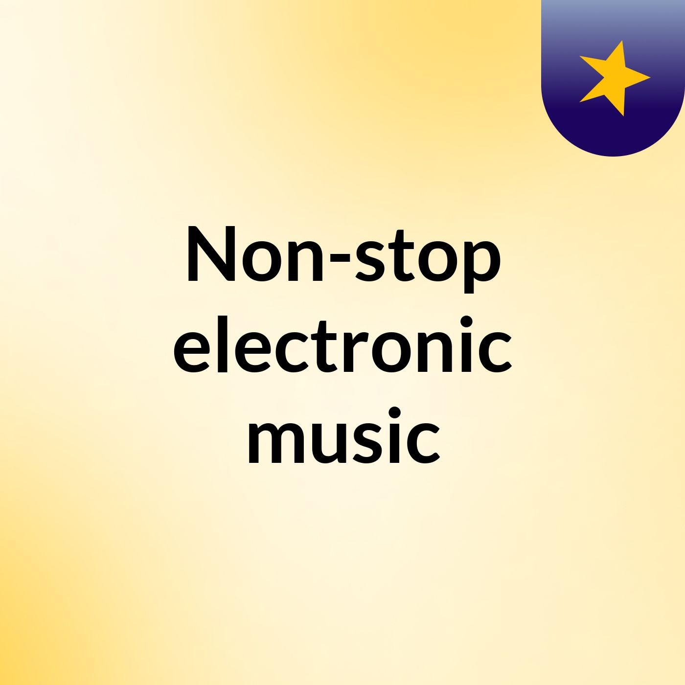 Non-stop electronic music