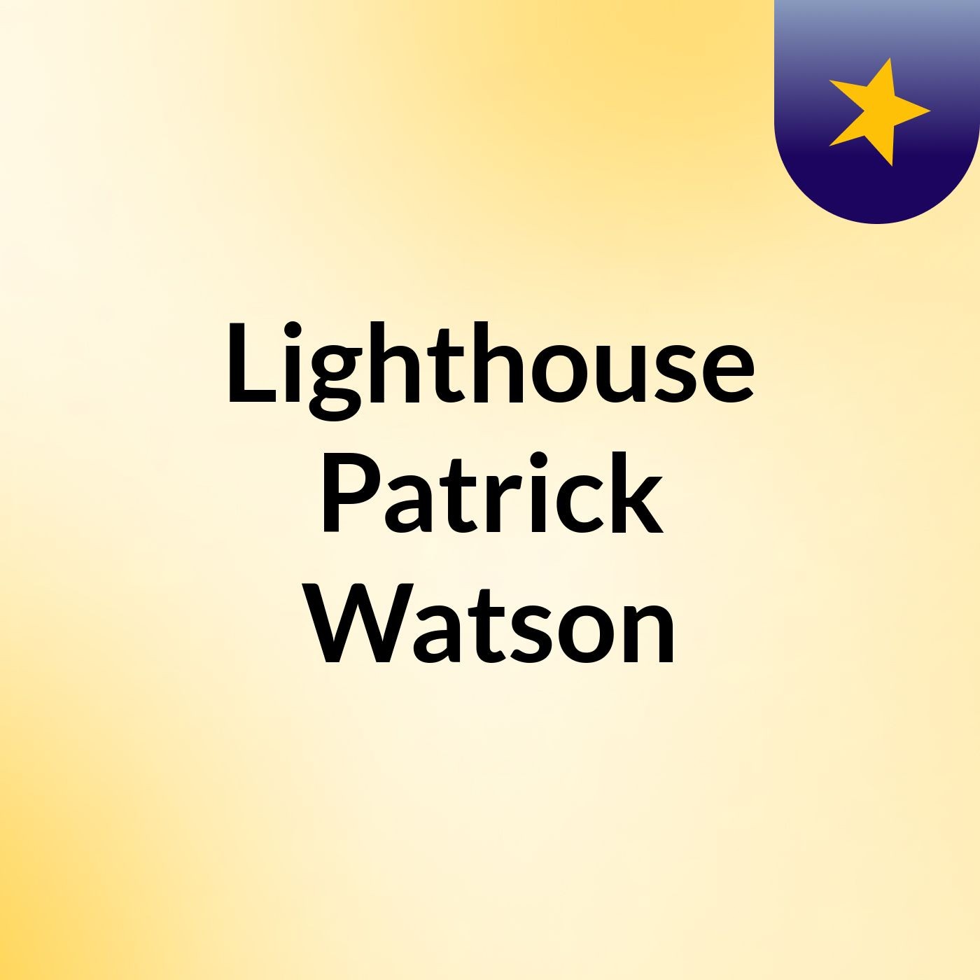 Lighthouse Patrick Watson