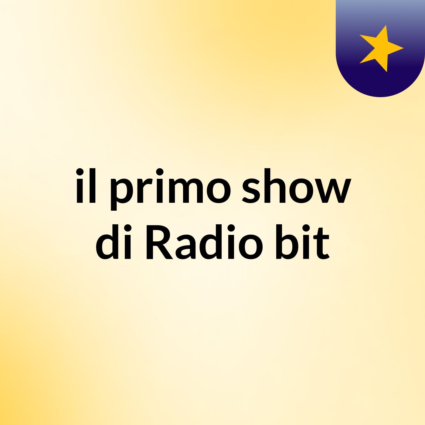 il primo show di Radio bit