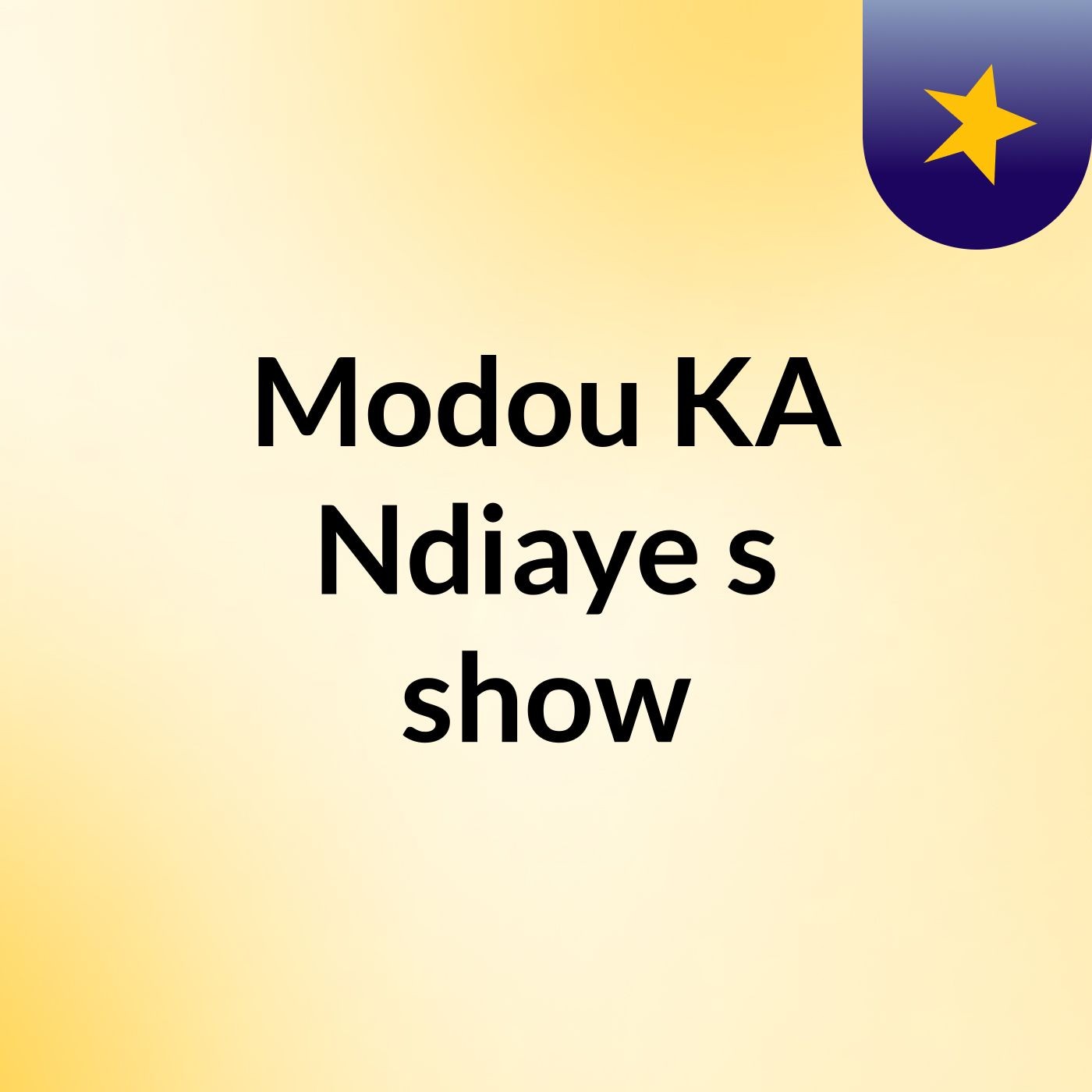 Modou KA Ndiaye's show