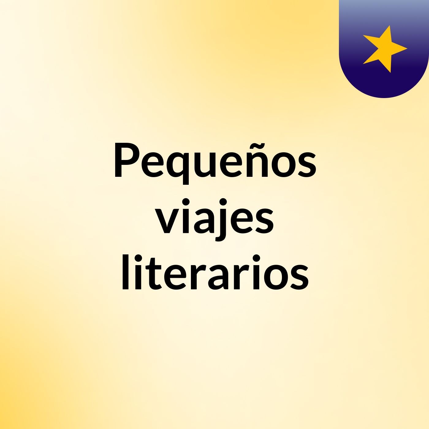 Pequeños viajes literarios podcast artwork
