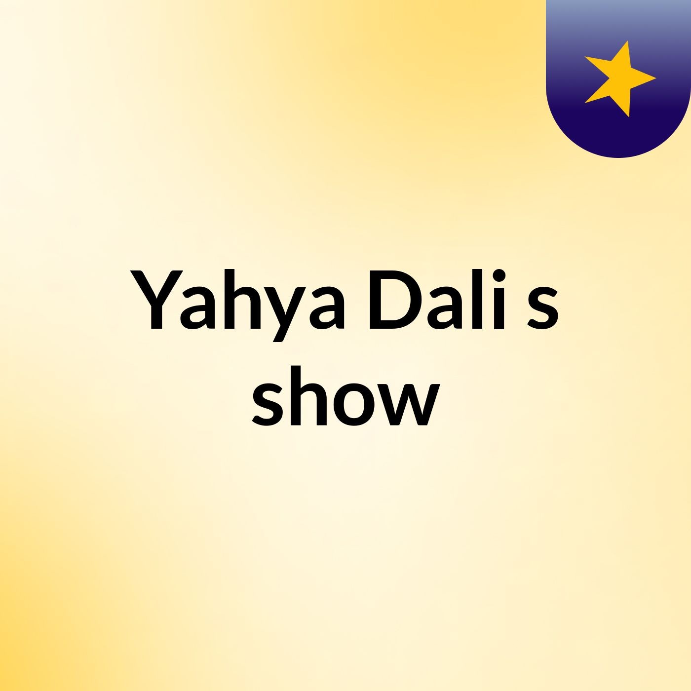 Yahya Dali's show cover art