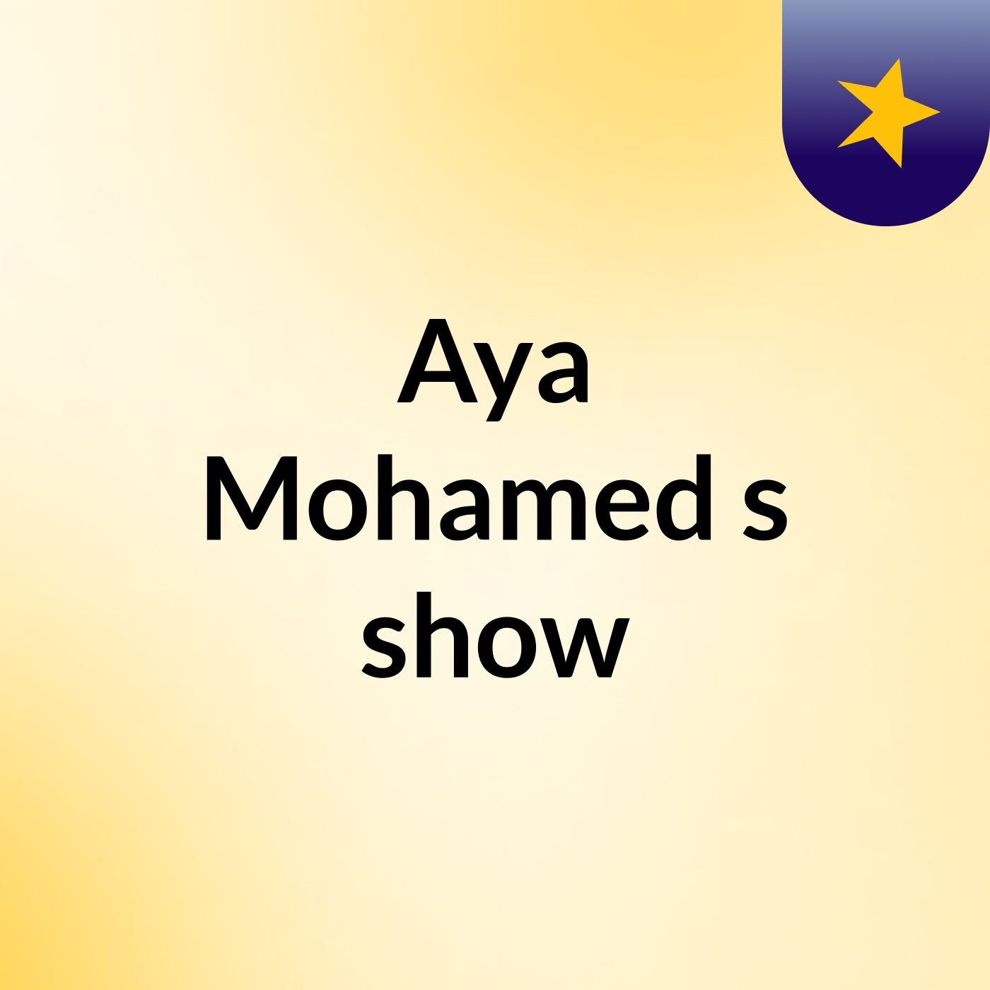 Aya Mohamed's show