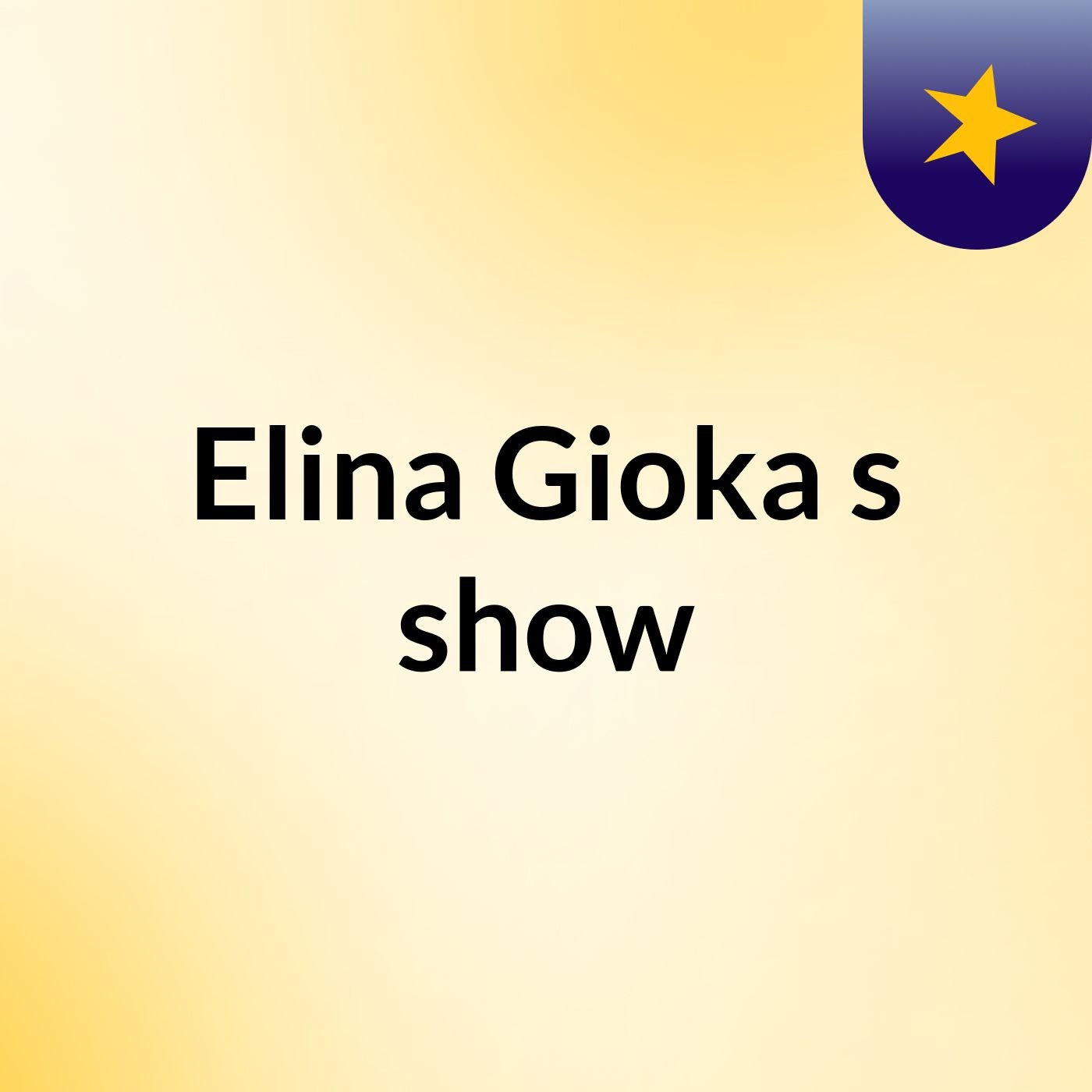 Elina Gioka's show