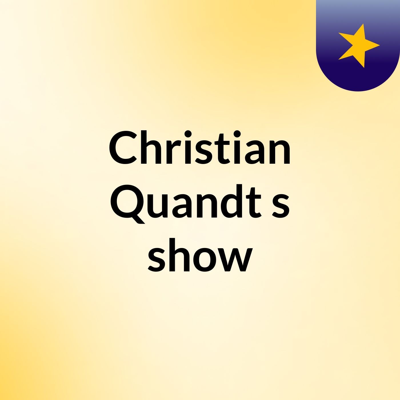 Christian Quandt's show