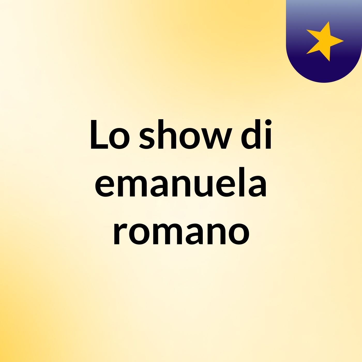 Lo show di emanuela romano