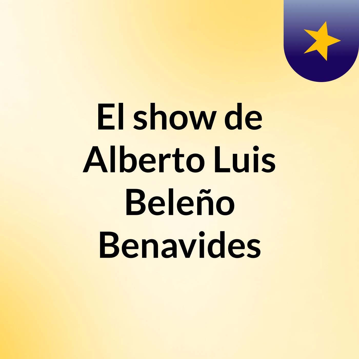 El show de Alberto Luis Beleño Benavides