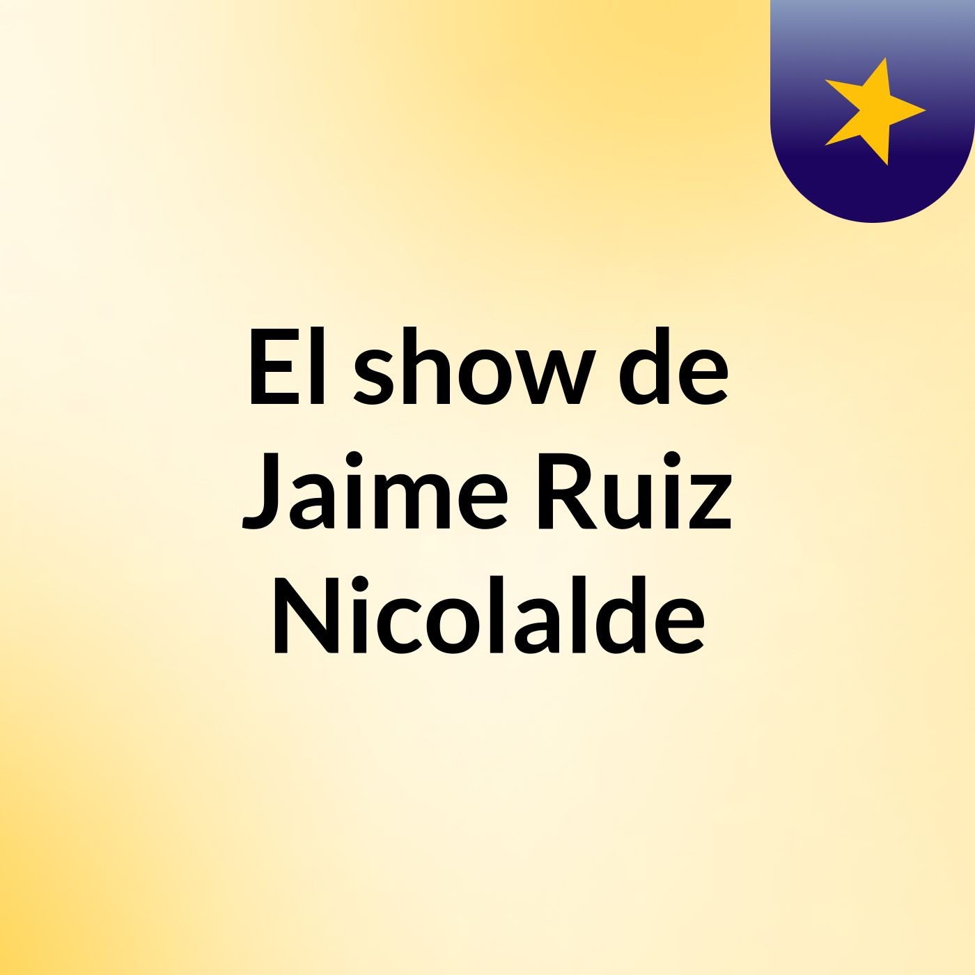 El show de Jaime Ruiz Nicolalde