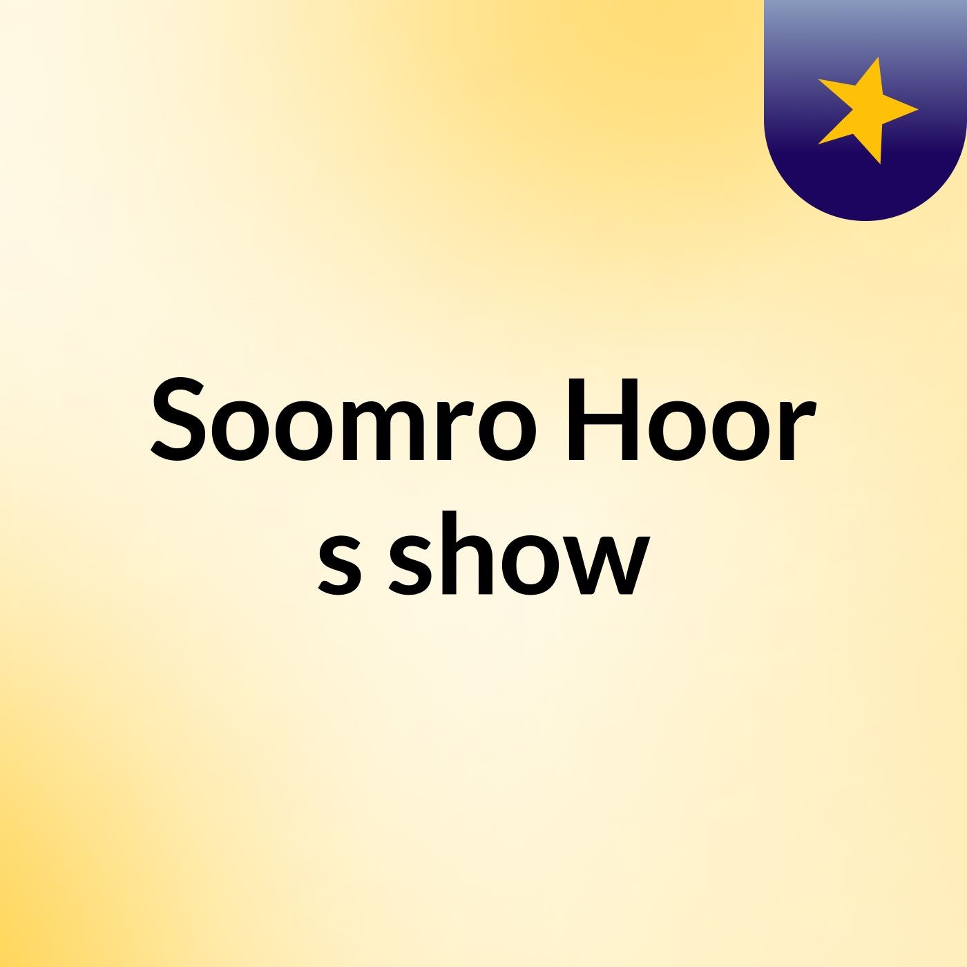Soomro Hoor's show