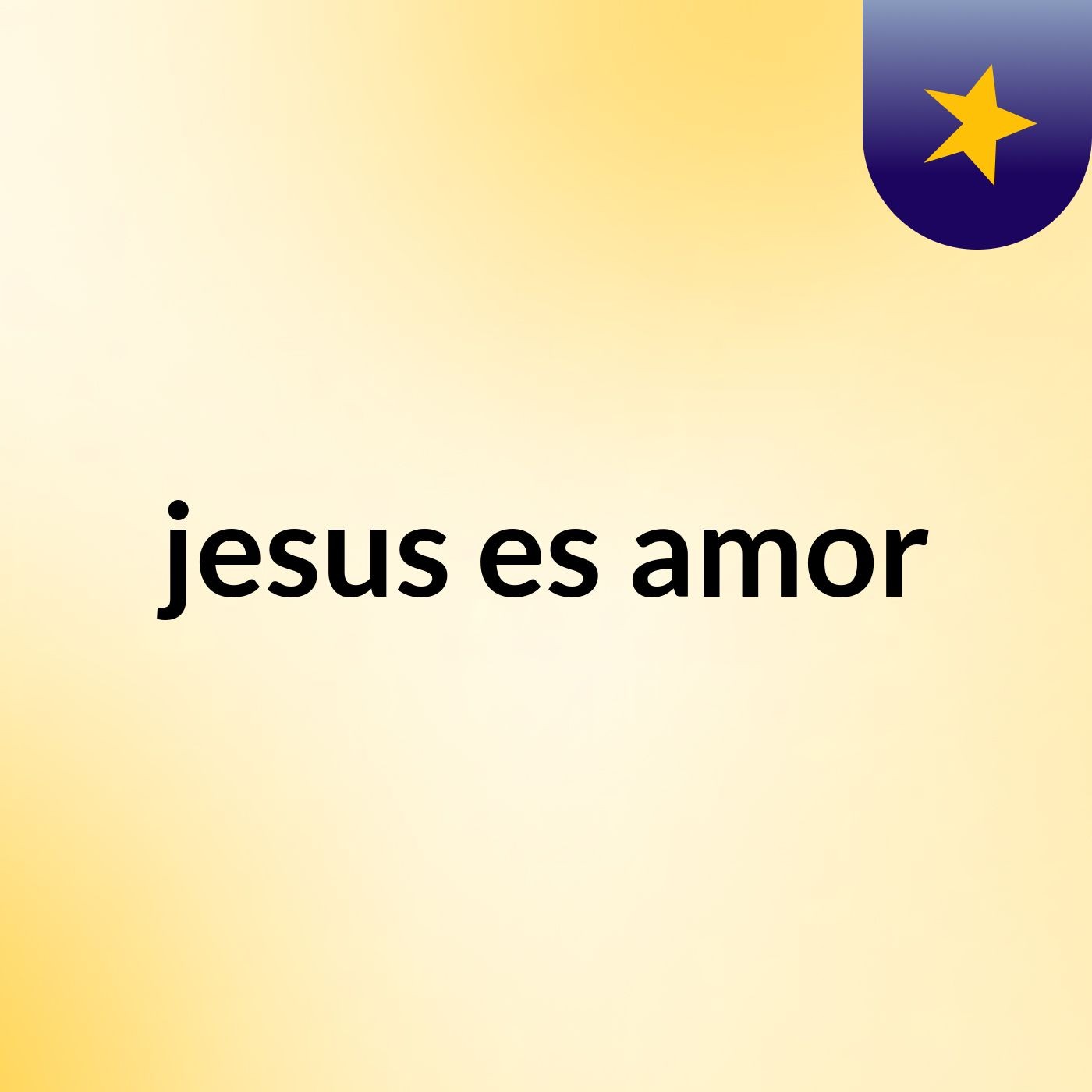 jesus es  amor