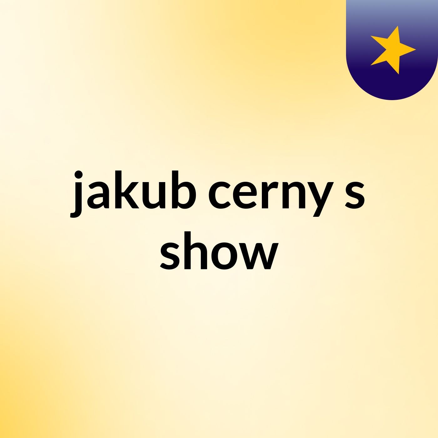 jakub cerny's show cover