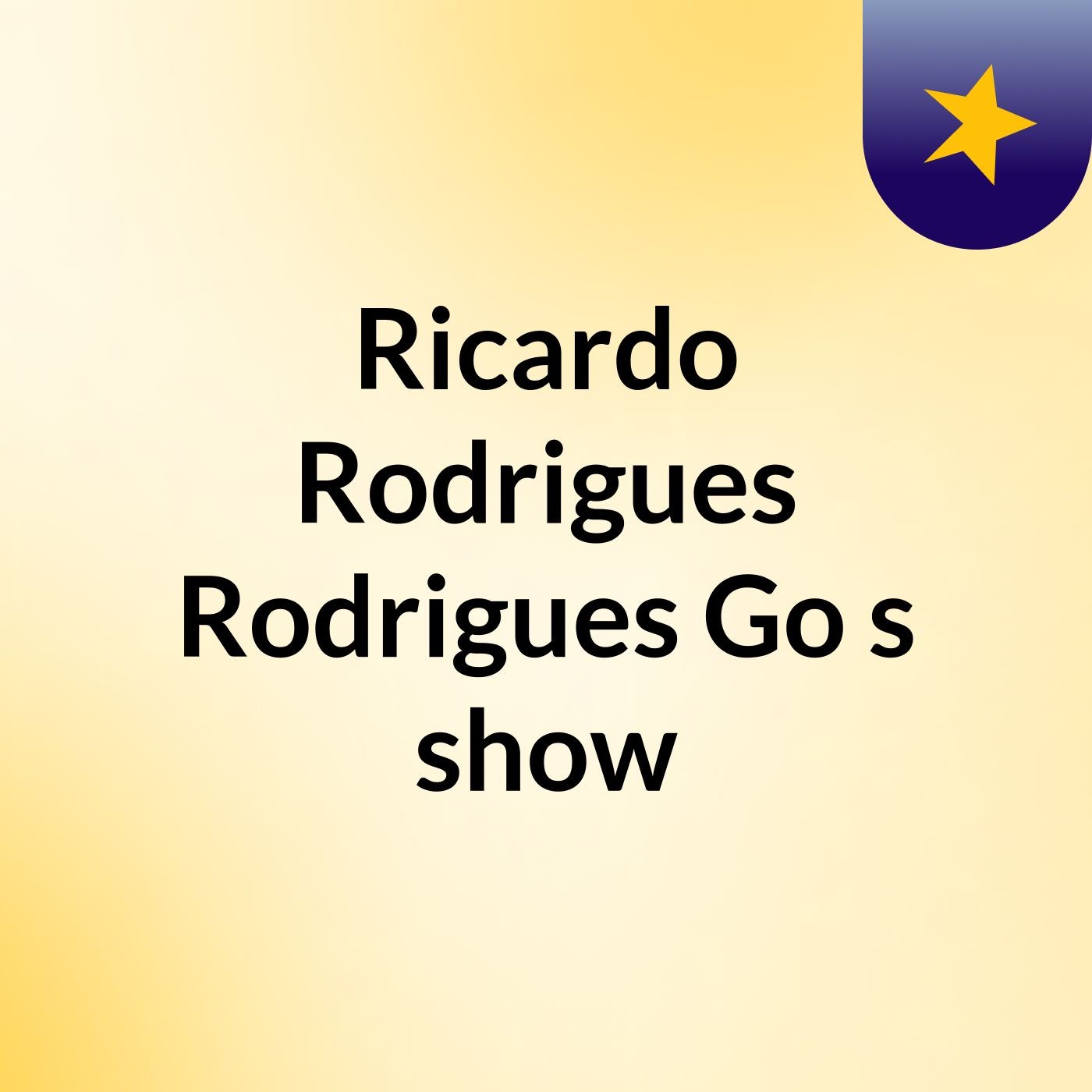 Ricardo Rodrigues Rodrigues Go's show