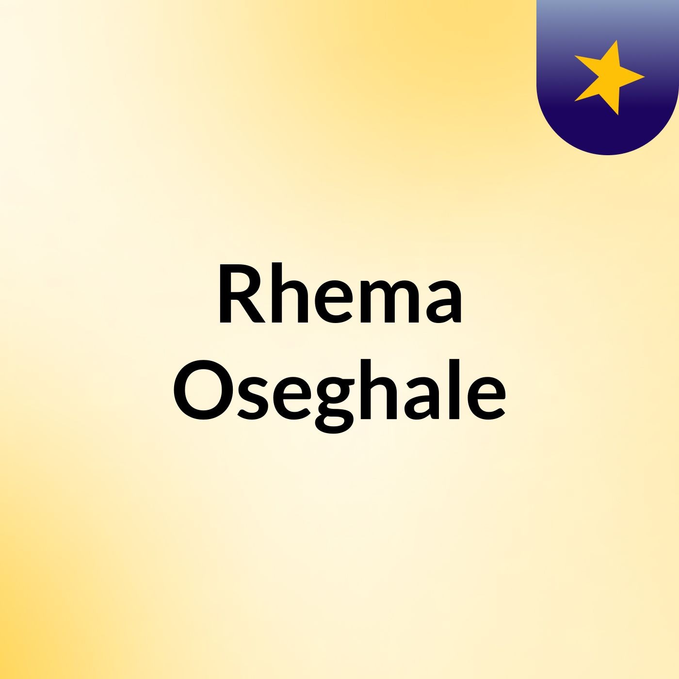 Rhema Oseghale