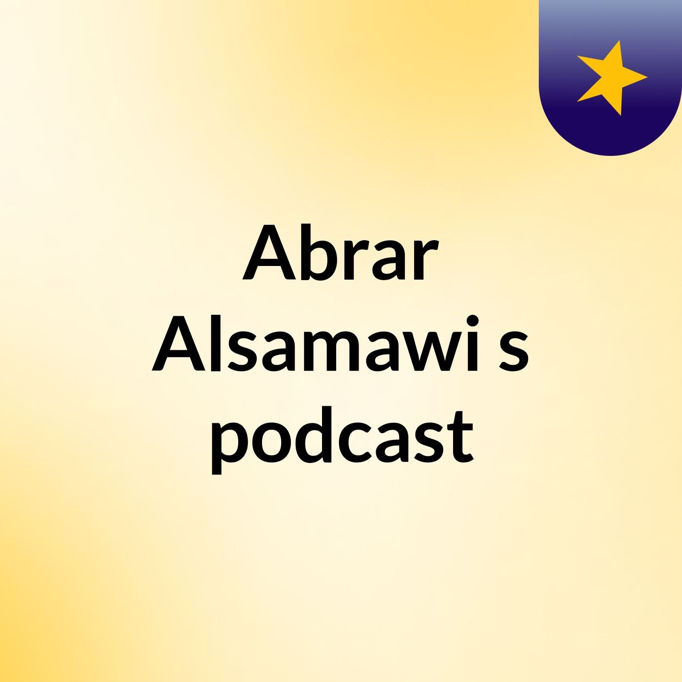 Abrar Alsamawi's podcast podcast artwork