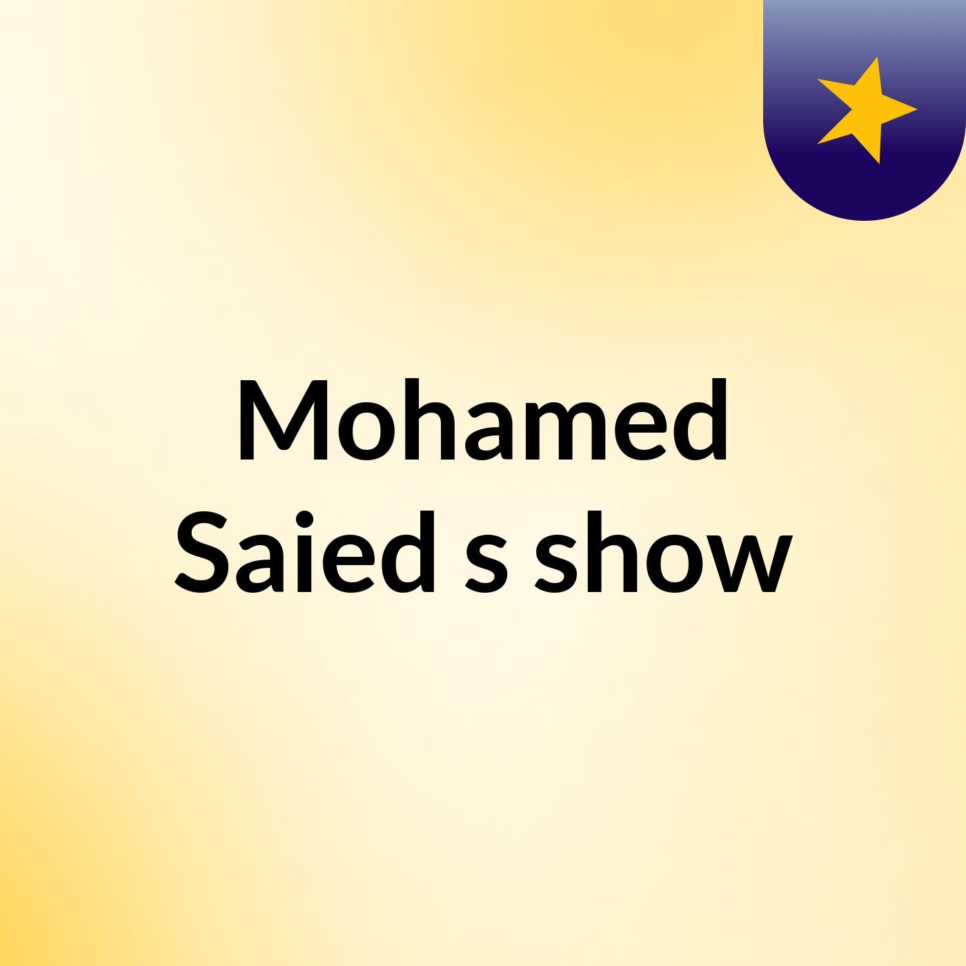 Mohamed Saied's show