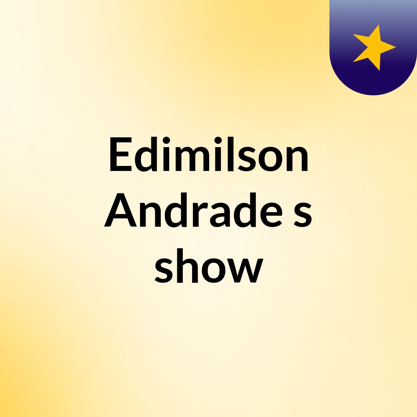 Edimilson Andrade's show