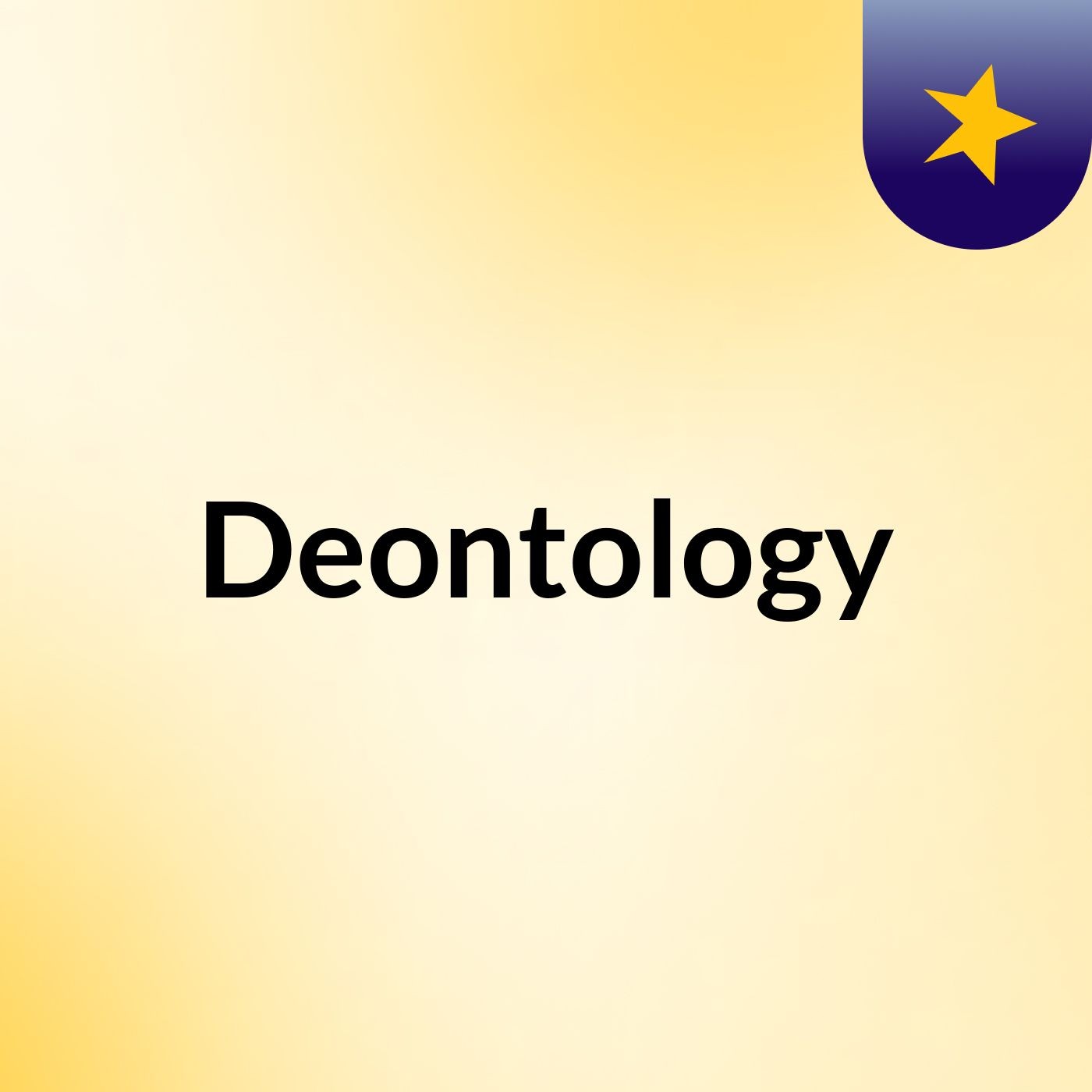 Deontology