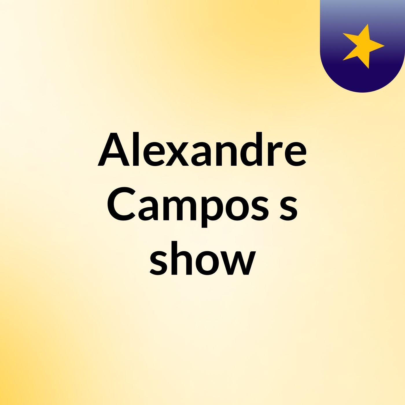 Alexandre Campos's show
