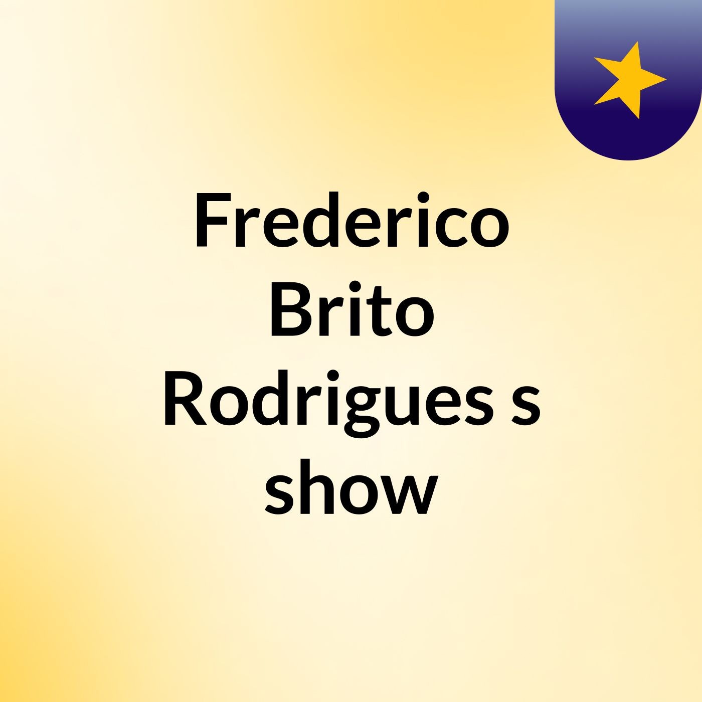 Frederico Brito Rodrigues's show