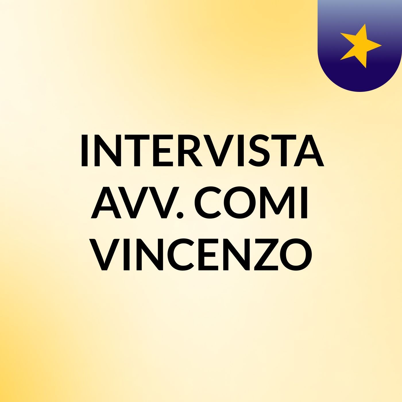 INTERVISTA AVV. COMI VINCENZO cover