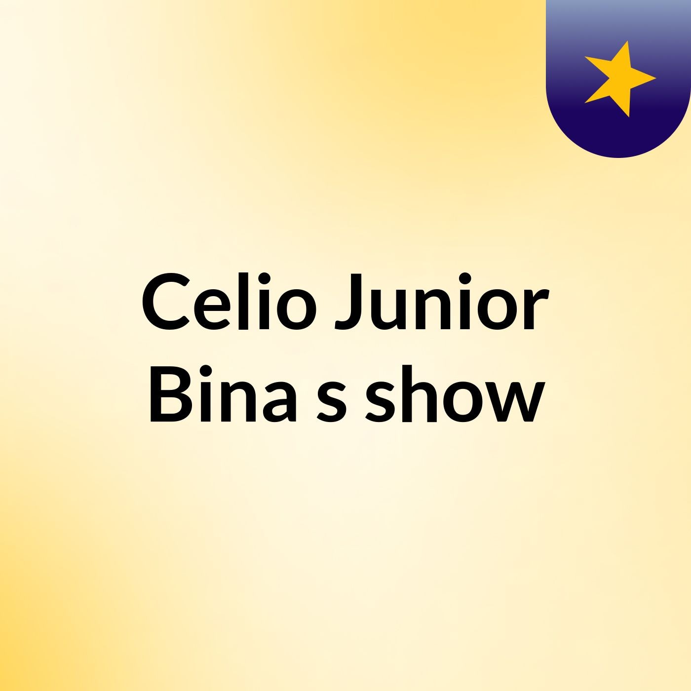 Celio Junior Bina's show