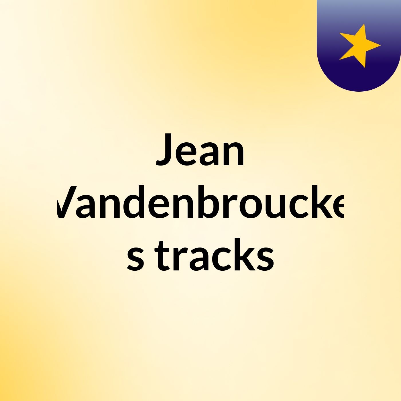Jean Vandenbroucke's tracks