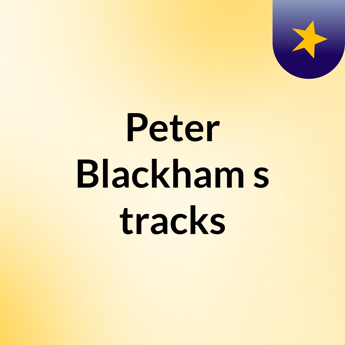 Peter Blackham's tracks
