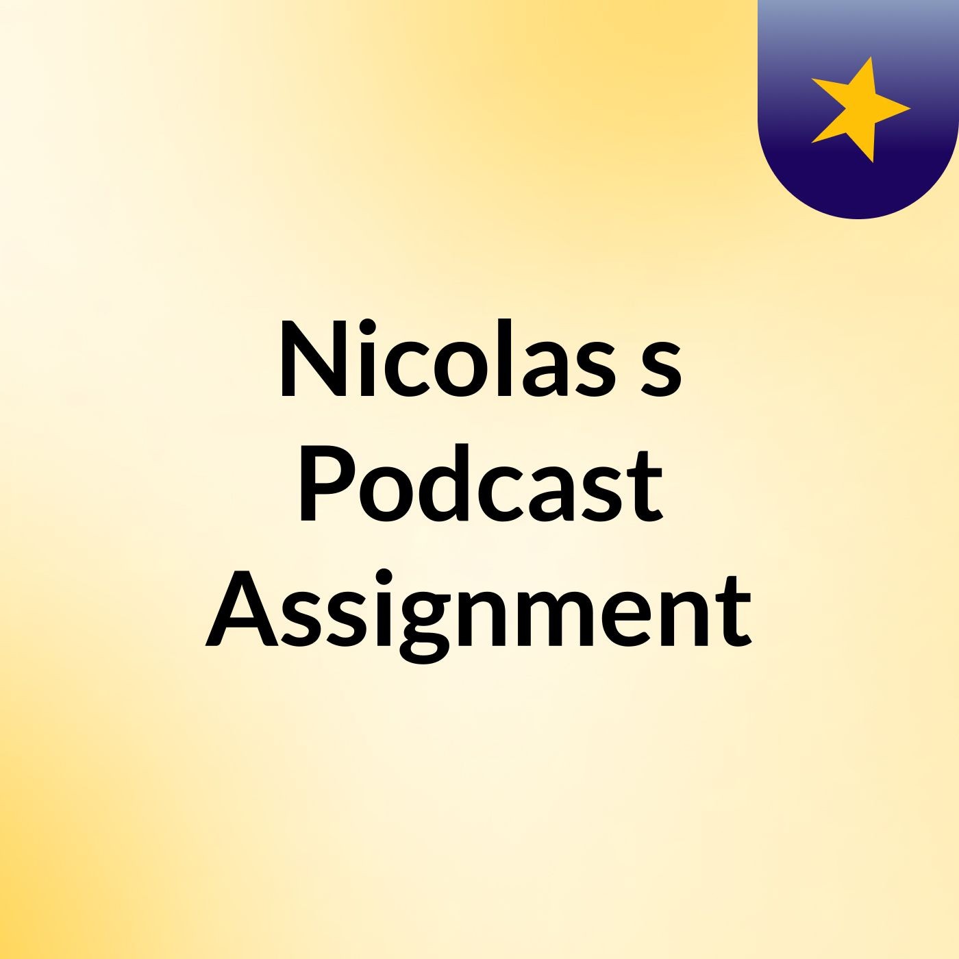 Nicolas's Podcast Assignment