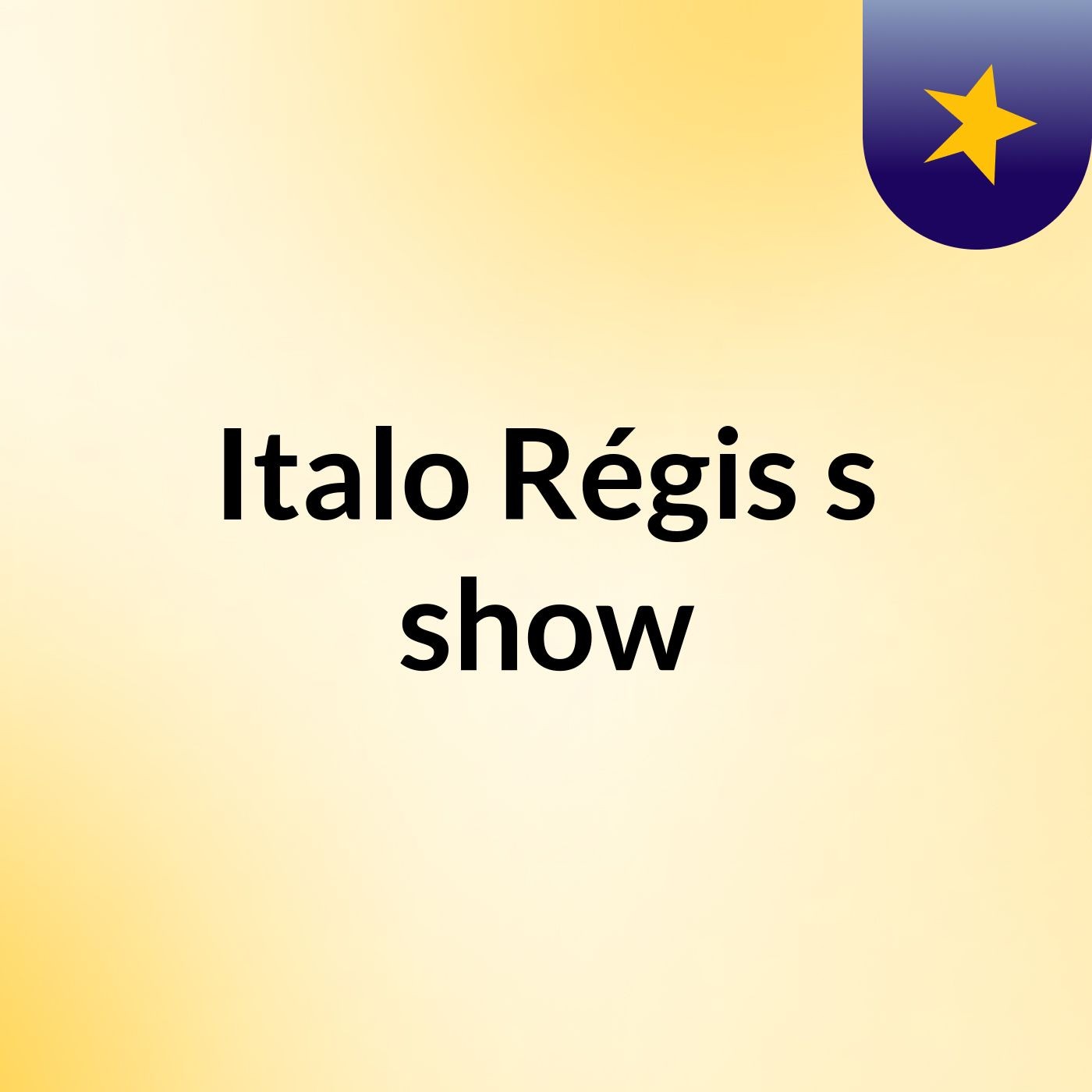 Italo Régis's show