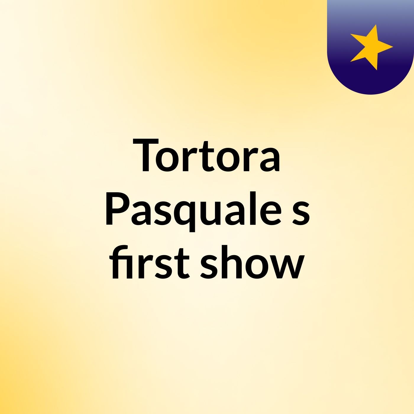 Tortora Pasquale's first show