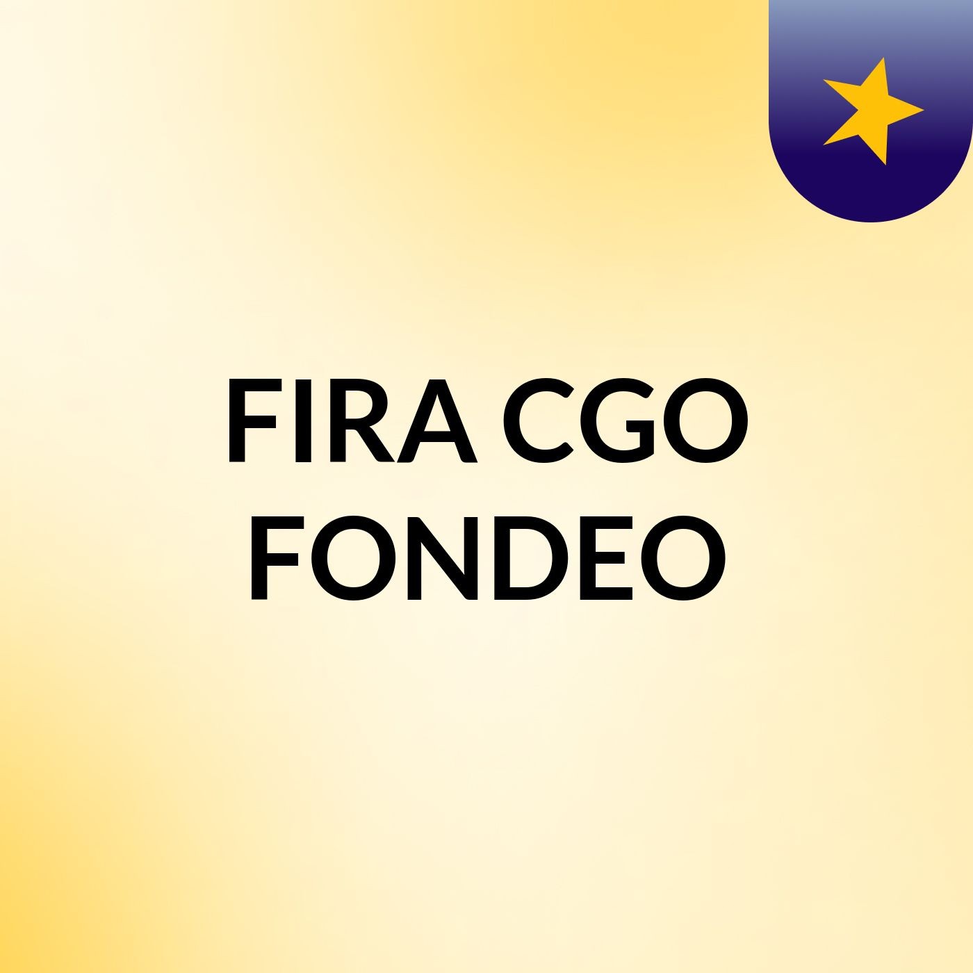 FIRA CGO FONDEO
