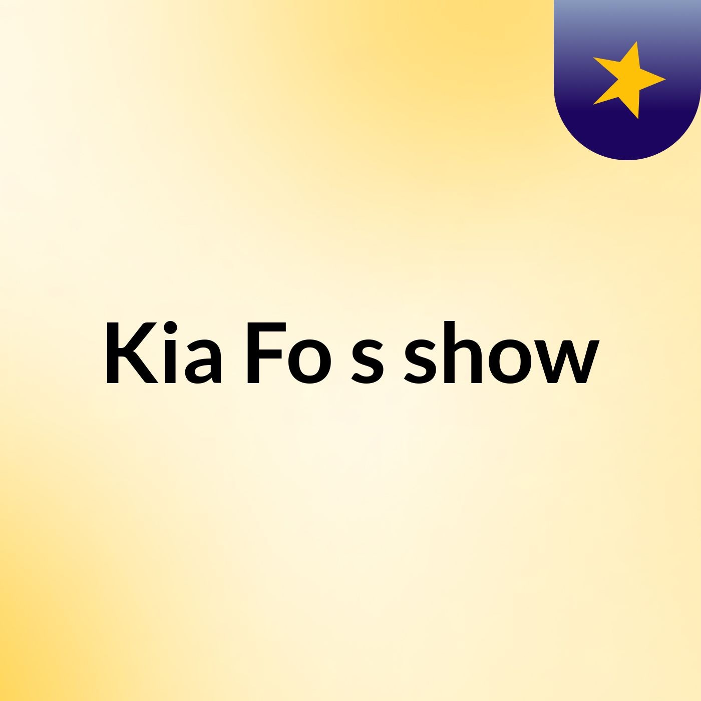 Kia Fo's show